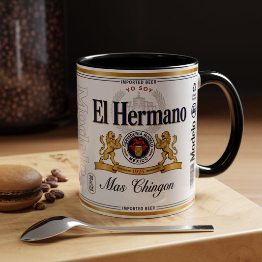 El Hermano Más Chingón Mug, Funny Spanish Brother Coffee Cup