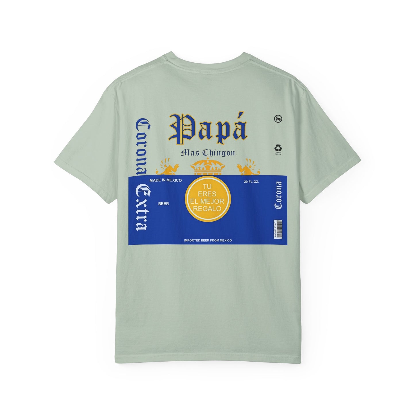 Beer T-shirt for Dads, Corona Extra Papa Mas Chingon