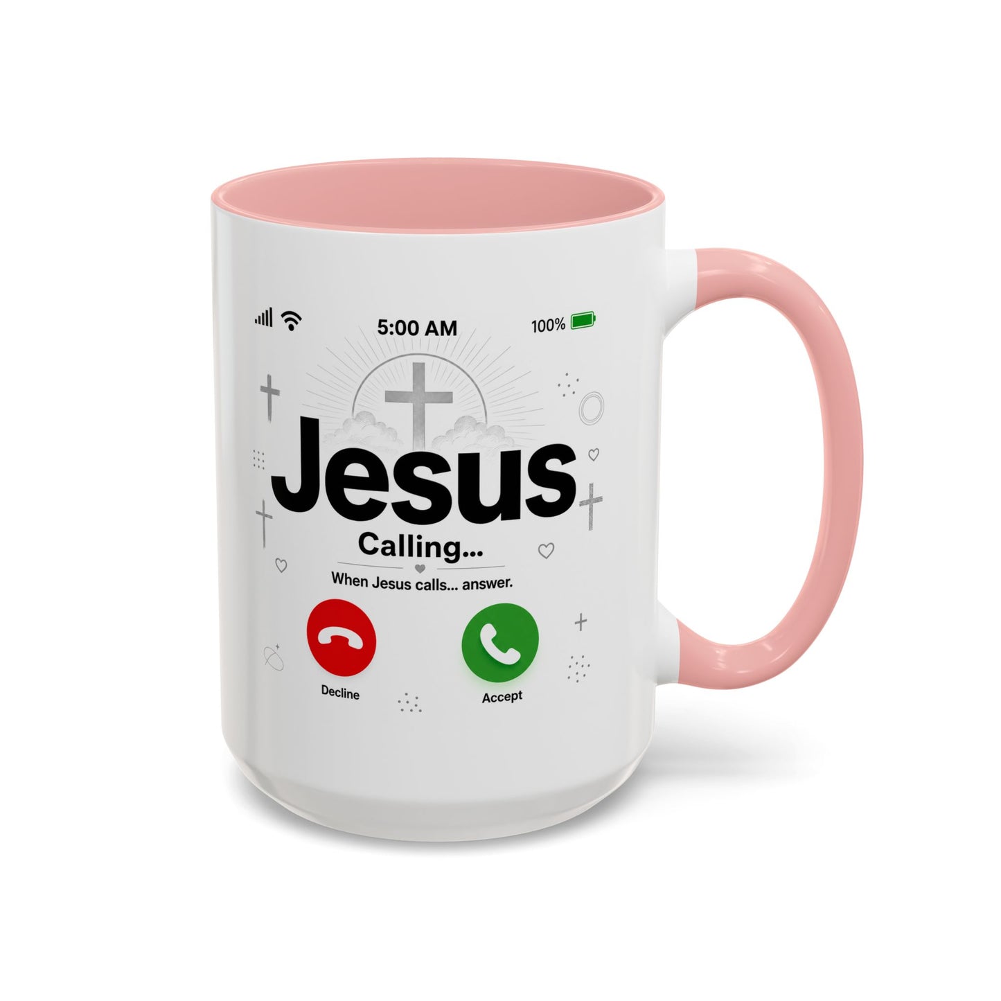 Jesus Calling Mug Christian Coffee Cup Faith Gift Pastor Bible Study Church
