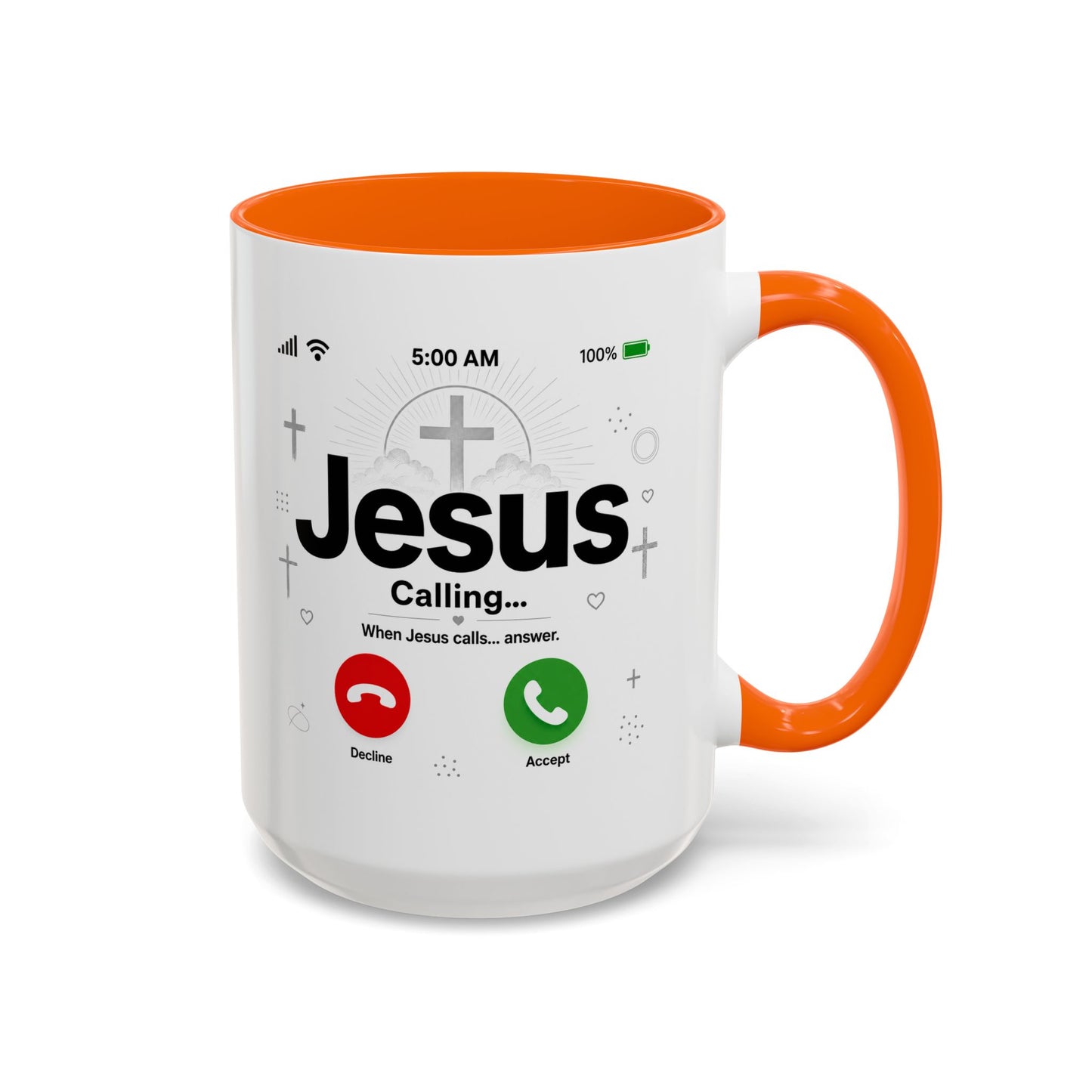 Jesus Calling Mug Christian Coffee Cup Faith Gift Pastor Bible Study Church