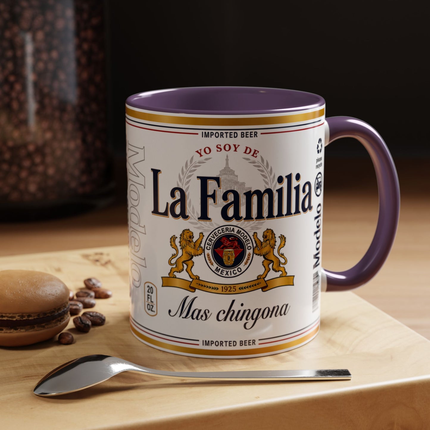 La Familia Más Chingona Mug, Funny Spanish Family Coffee Cup