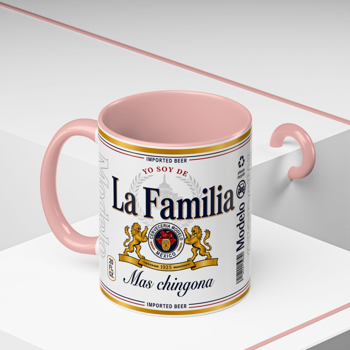 La Familia Más Chingona Mug, Funny Spanish Family Coffee Cup