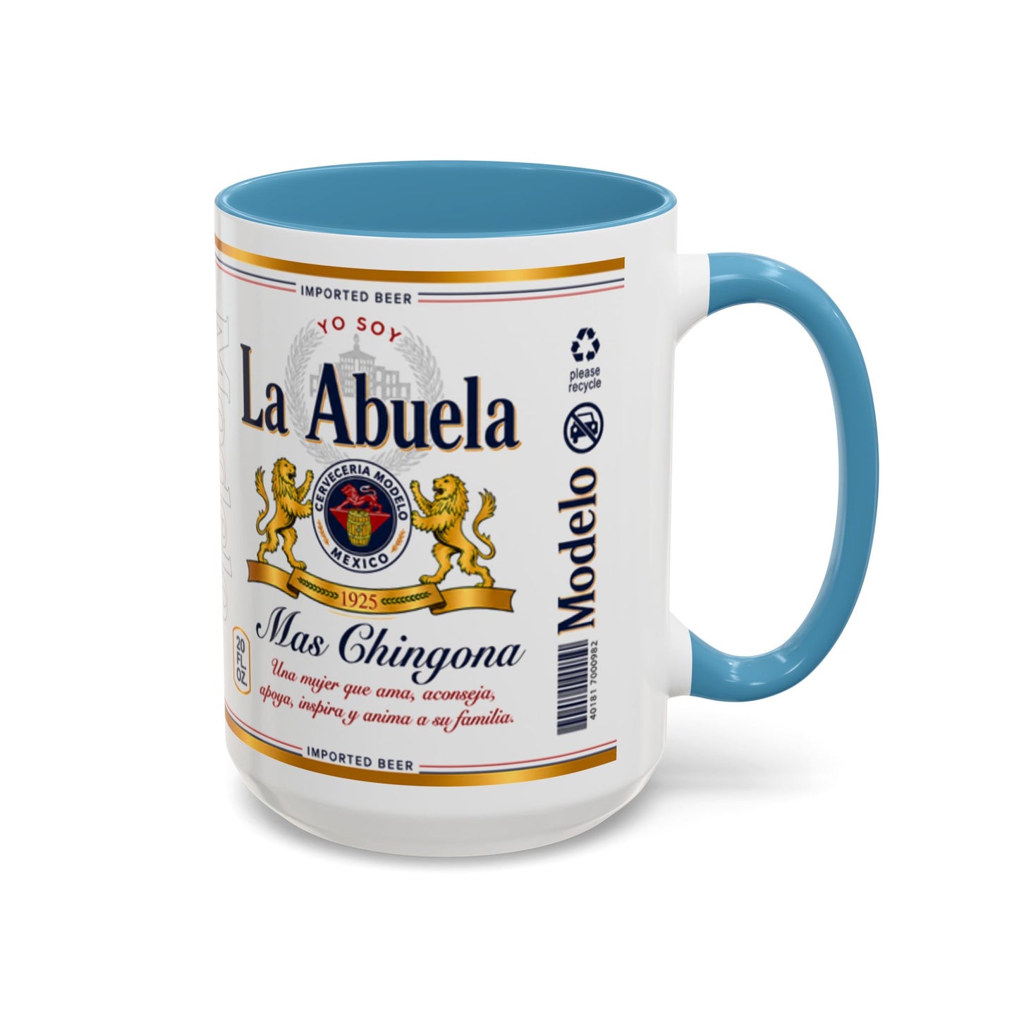 La Abuela Más Chingona Mug, Spanish Grandma Coffee Cup