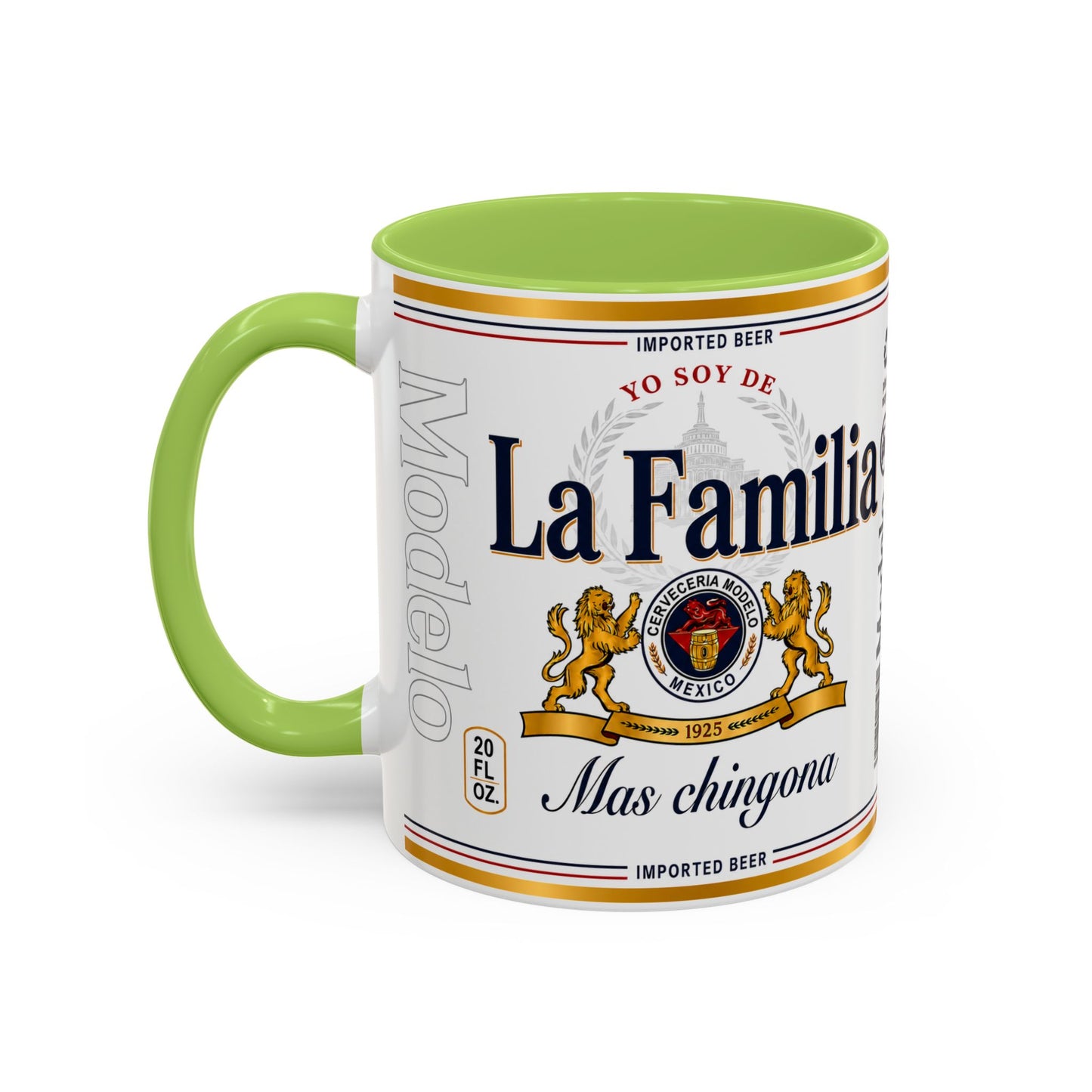 La Familia Más Chingona Mug, Funny Spanish Family Coffee Cup