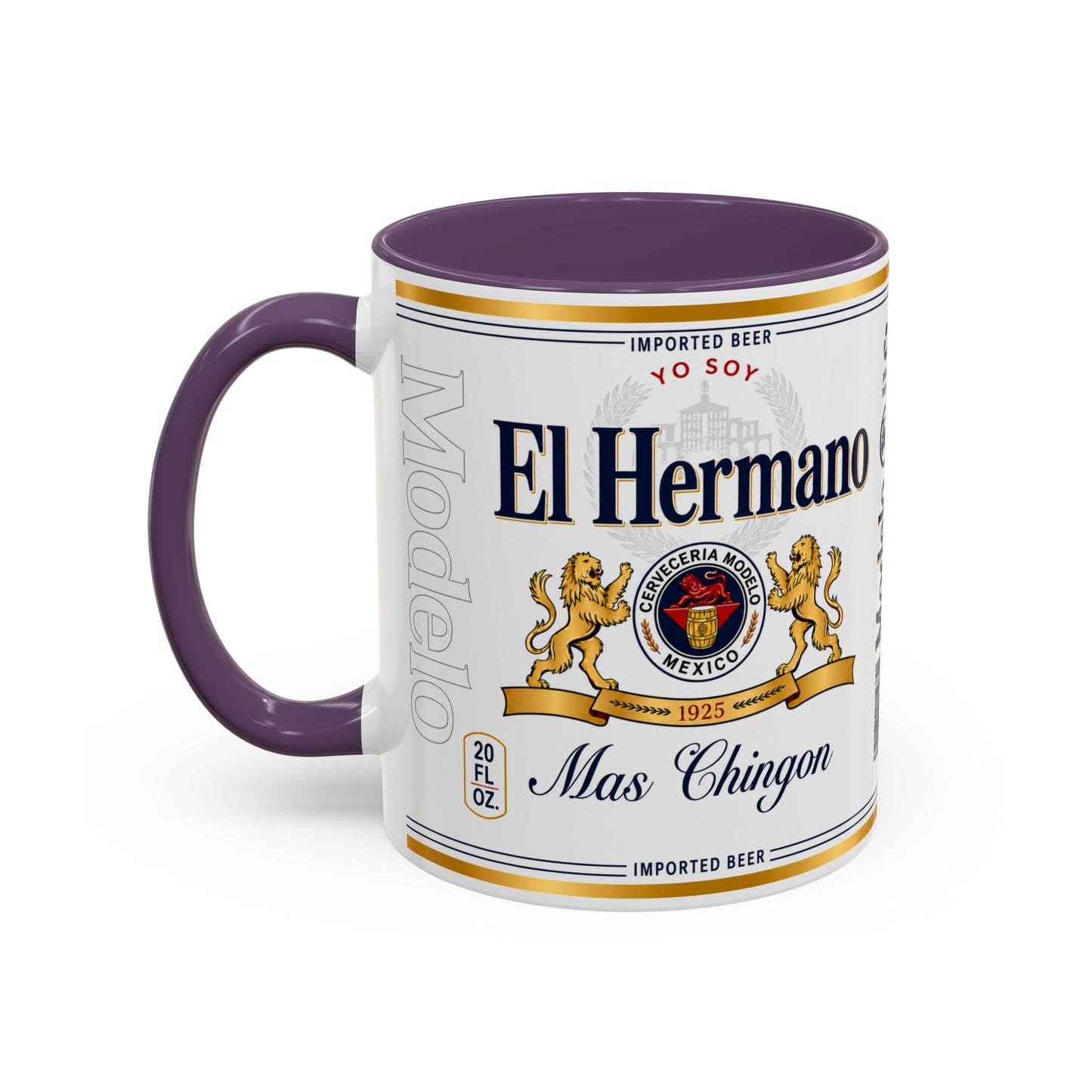 El Hermano Más Chingón Mug, Funny Spanish Brother Coffee Cup
