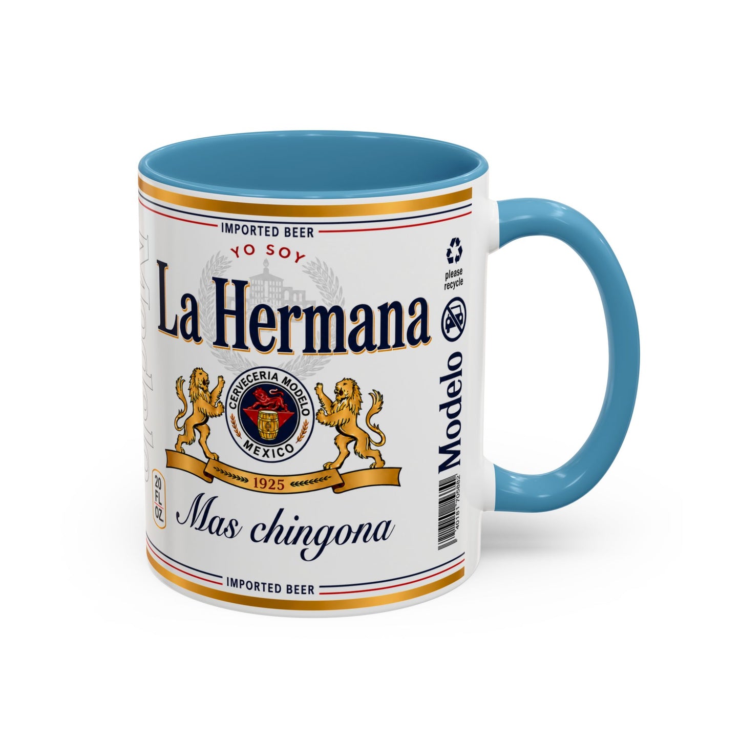 La Hermana Más Chingona Mug, Funny Spanish Sister Coffee Cup