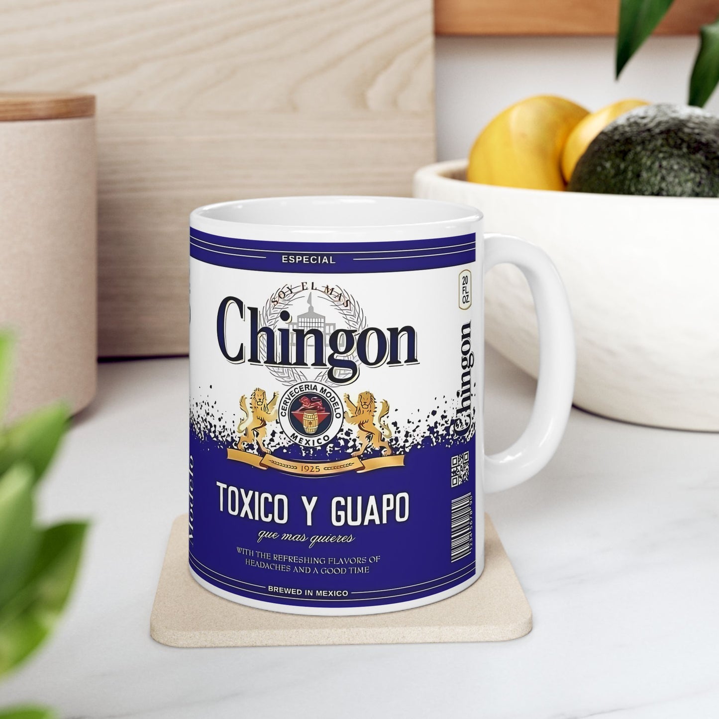 Chingon Ceramic Mug , Funny Coffee Cup