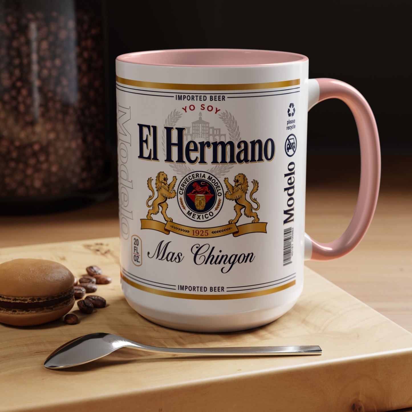El Hermano Más Chingón Mug, Funny Spanish Brother Coffee Cup