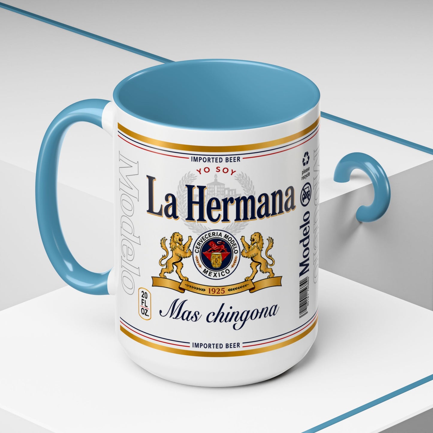 La Hermana Más Chingona Mug, Funny Spanish Sister Coffee Cup
