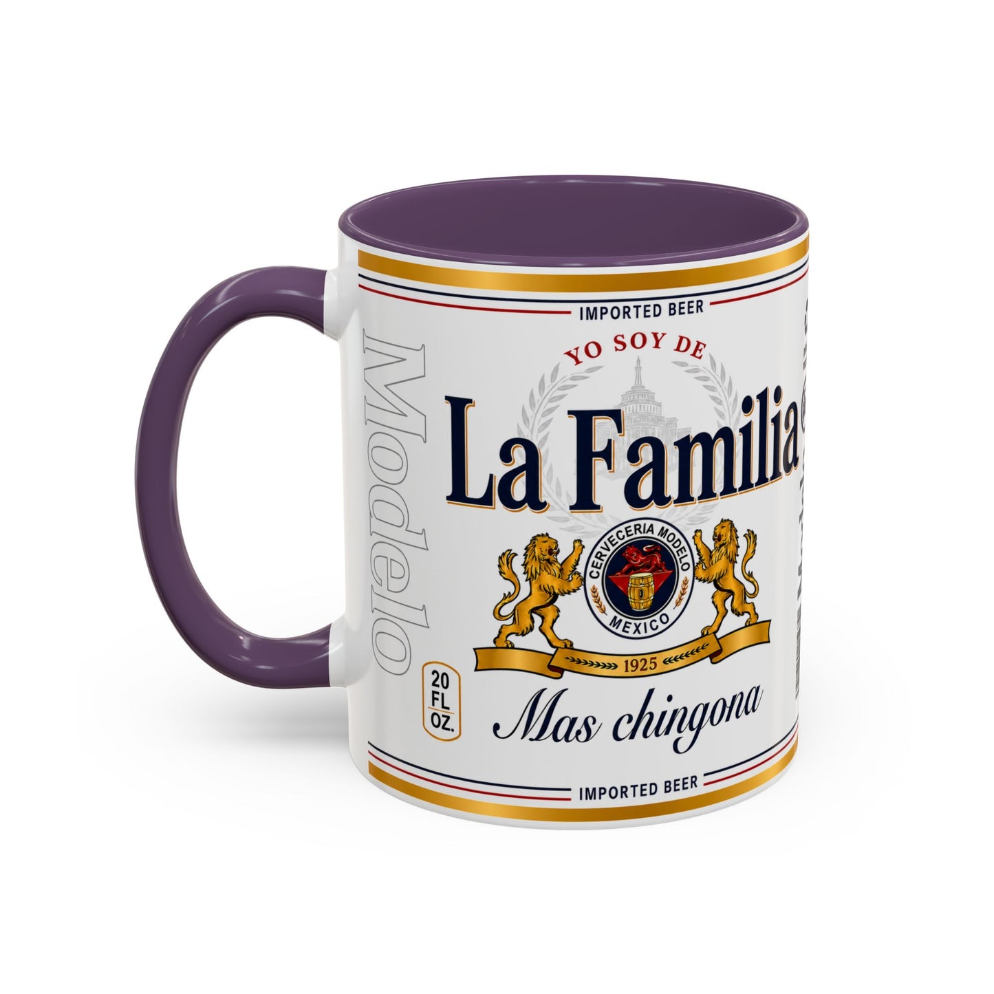La Familia Más Chingona Mug, Funny Spanish Family Coffee Cup