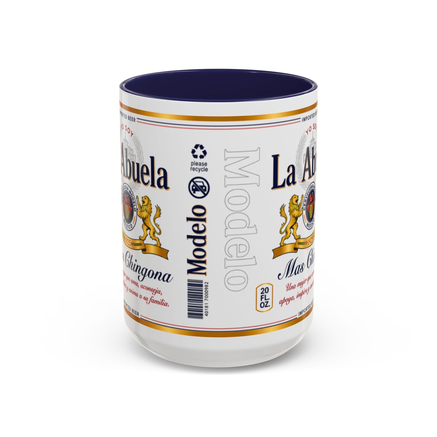 La Abuela Más Chingona Mug, Spanish Grandma Coffee Cup