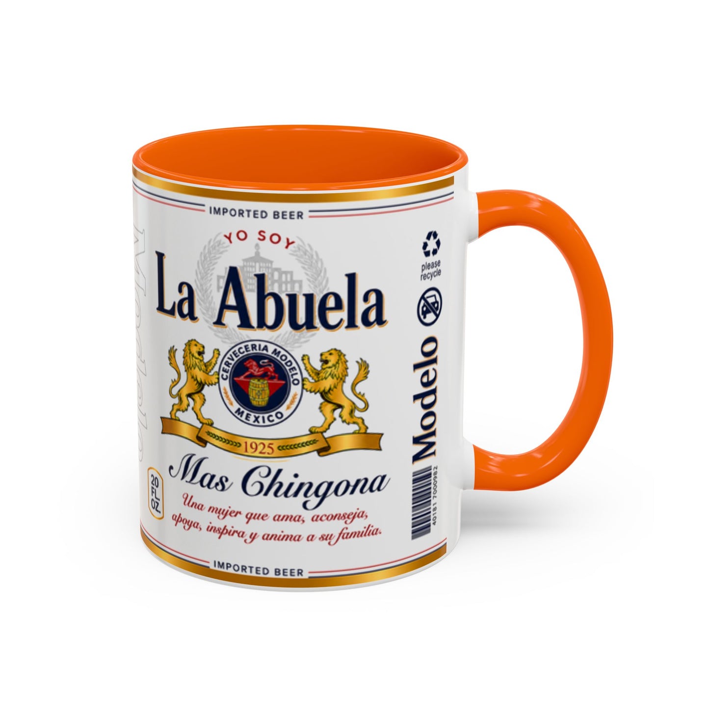La Abuela Más Chingona Mug, Spanish Grandma Coffee Cup
