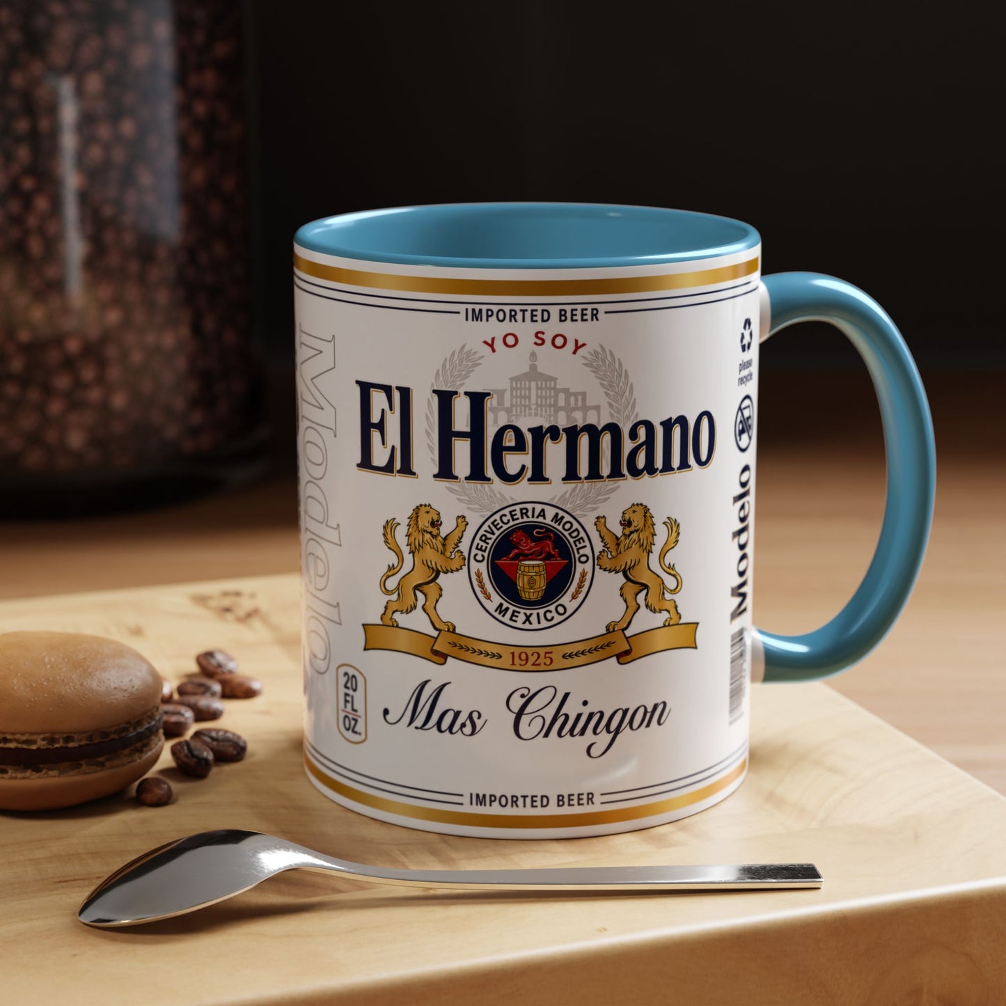 El Hermano Más Chingón Mug, Funny Spanish Brother Coffee Cup
