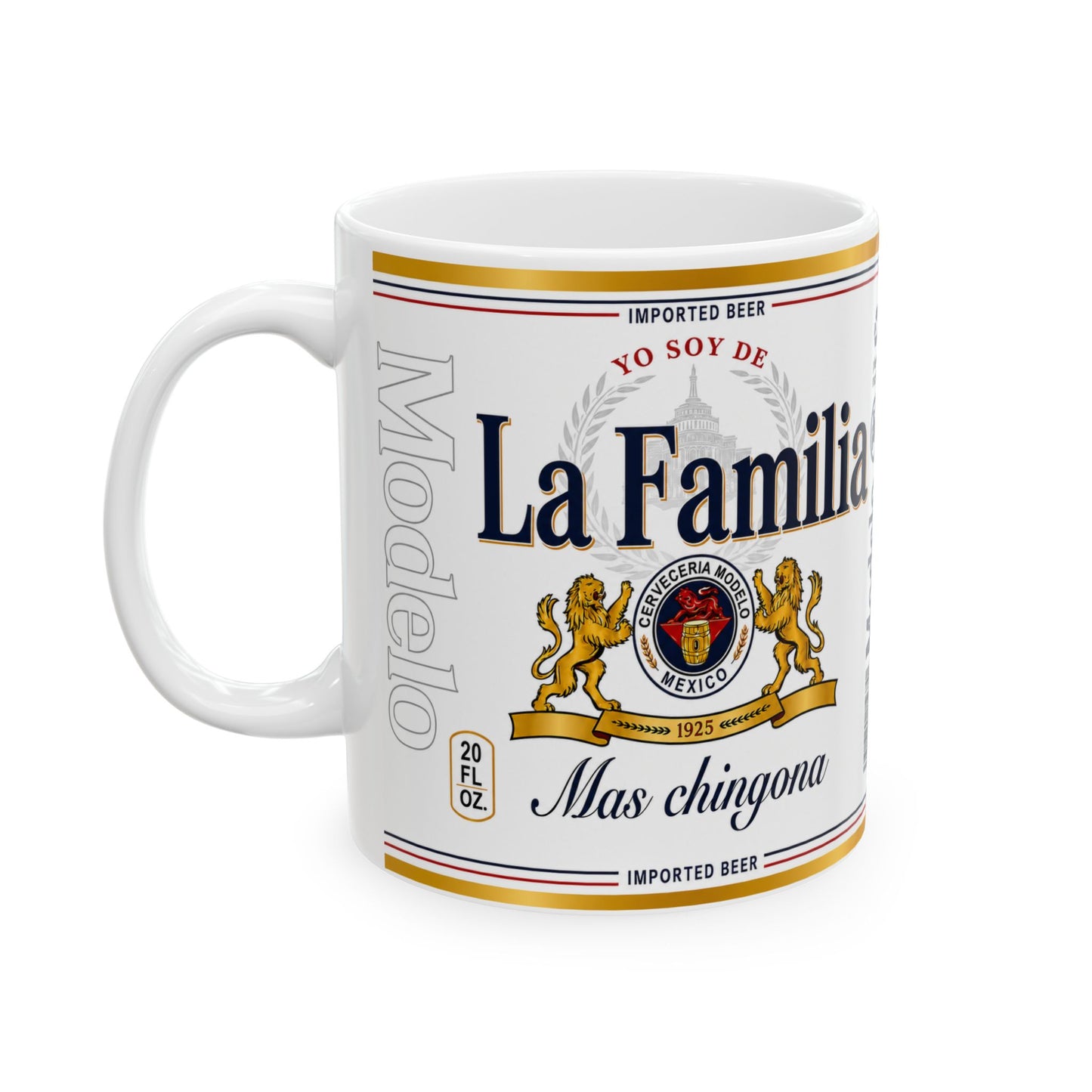 Yo Soy de La Familia Más Chingona Mug, Family Gift, Funny Coffee Cup