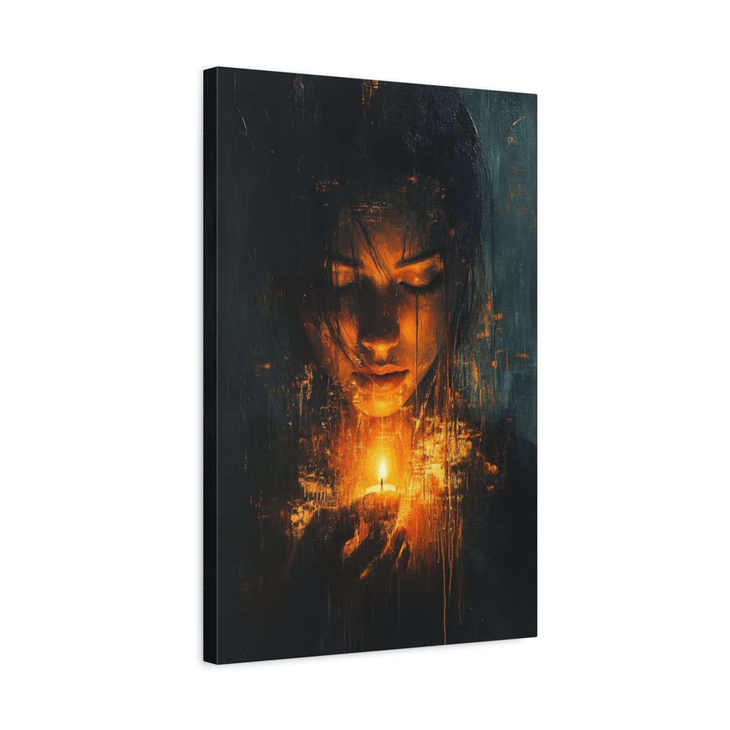 Eclipse Flame – Artistic Canvas