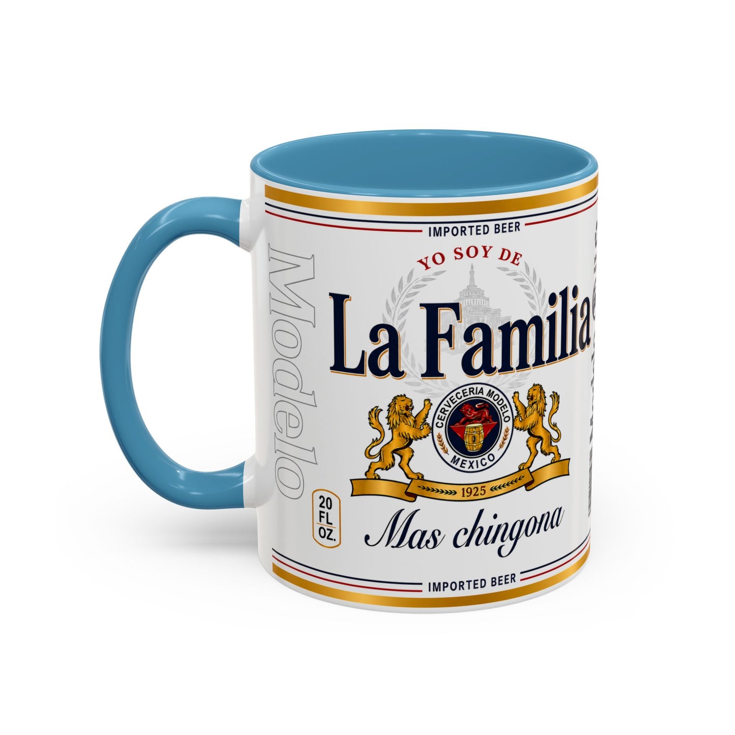 La Familia Más Chingona Mug, Funny Spanish Family Coffee Cup