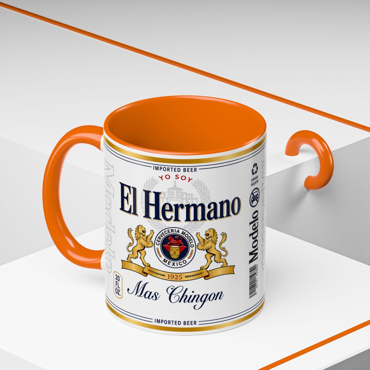 El Hermano Más Chingón Mug, Funny Spanish Brother Coffee Cup