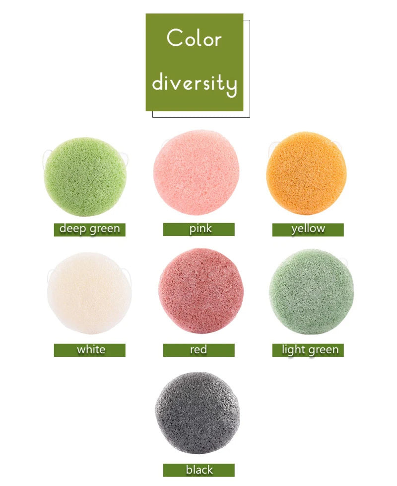 Konjac Face Puff – Natural Cleansing Sponge
