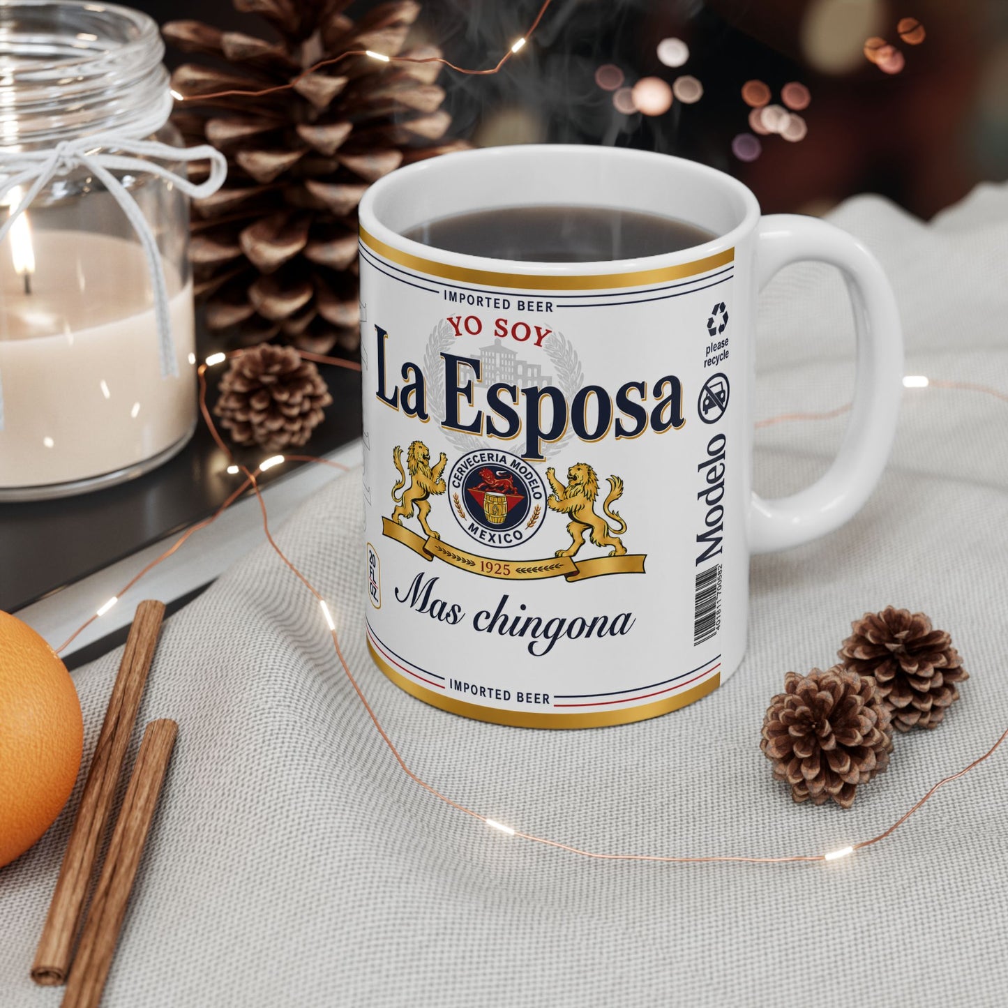o Soy La Esposa Más Chingona Mug, Spanish Wife Gift