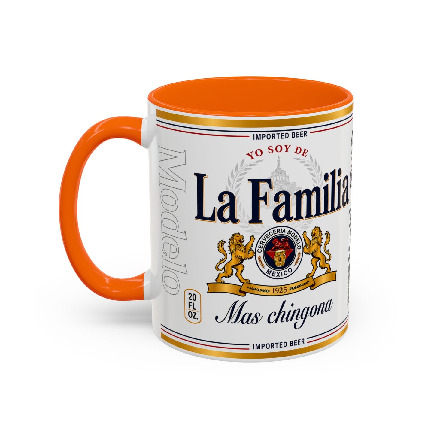 La Familia Más Chingona Mug, Funny Spanish Family Coffee Cup