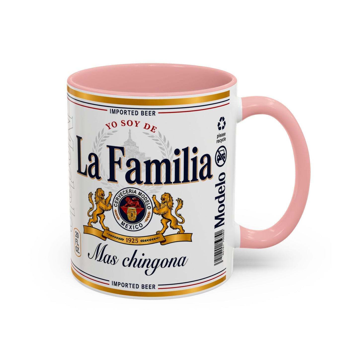 La Familia Más Chingona Mug, Funny Spanish Family Coffee Cup