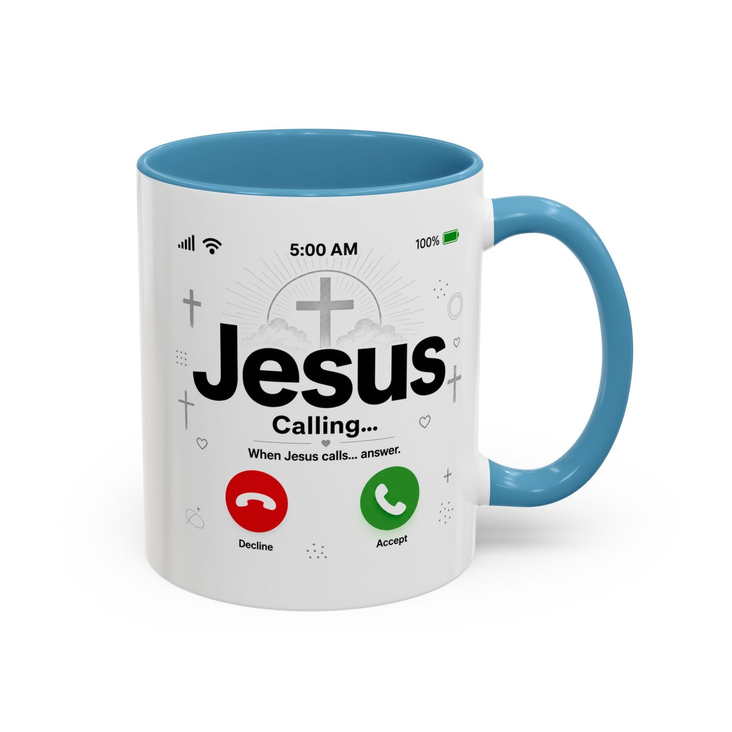 Jesus Calling Mug Christian Coffee Cup Faith Gift Pastor Bible Study Church