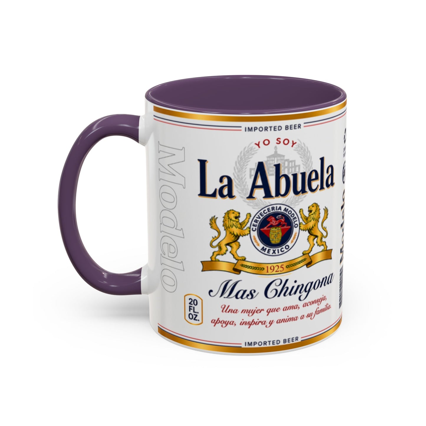 La Abuela Más Chingona Mug, Spanish Grandma Coffee Cup