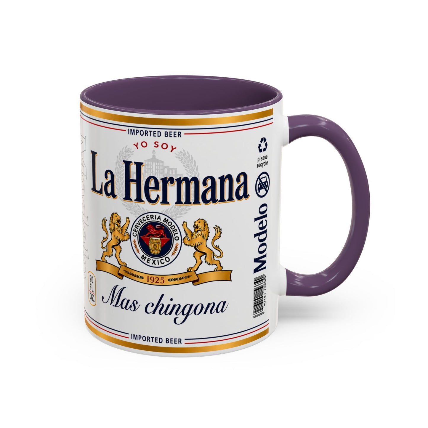 La Hermana Más Chingona Mug, Funny Spanish Sister Coffee Cup