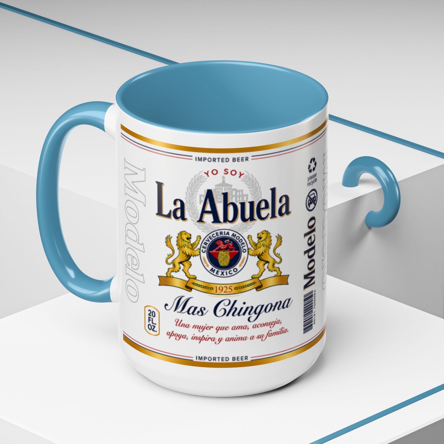 La Abuela Más Chingona Mug, Spanish Grandma Coffee Cup