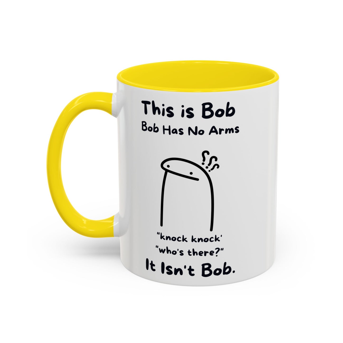 This Is Bob Mug, Funny Knock Knock Joke Coffee Cup