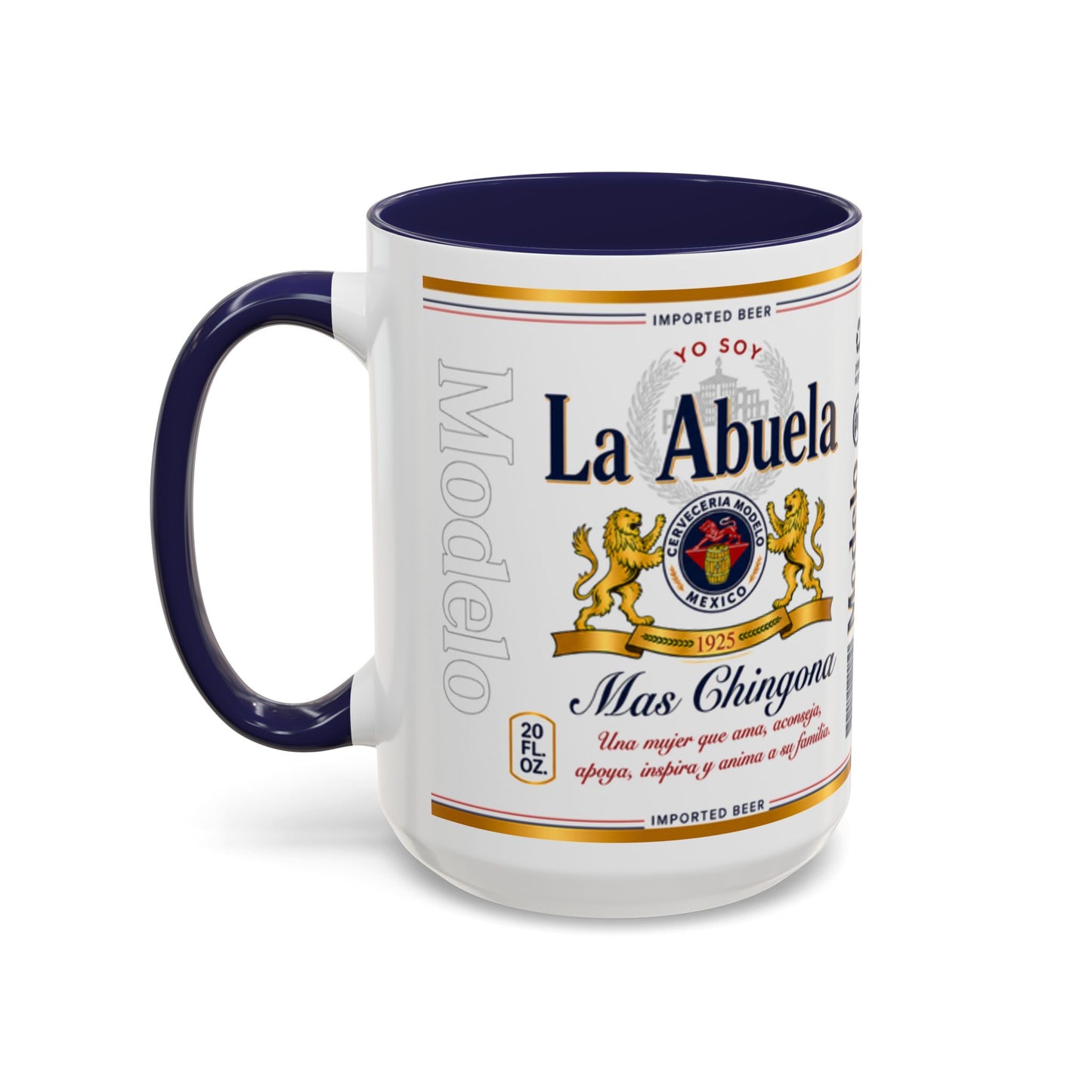 La Abuela Más Chingona Mug, Spanish Grandma Coffee Cup