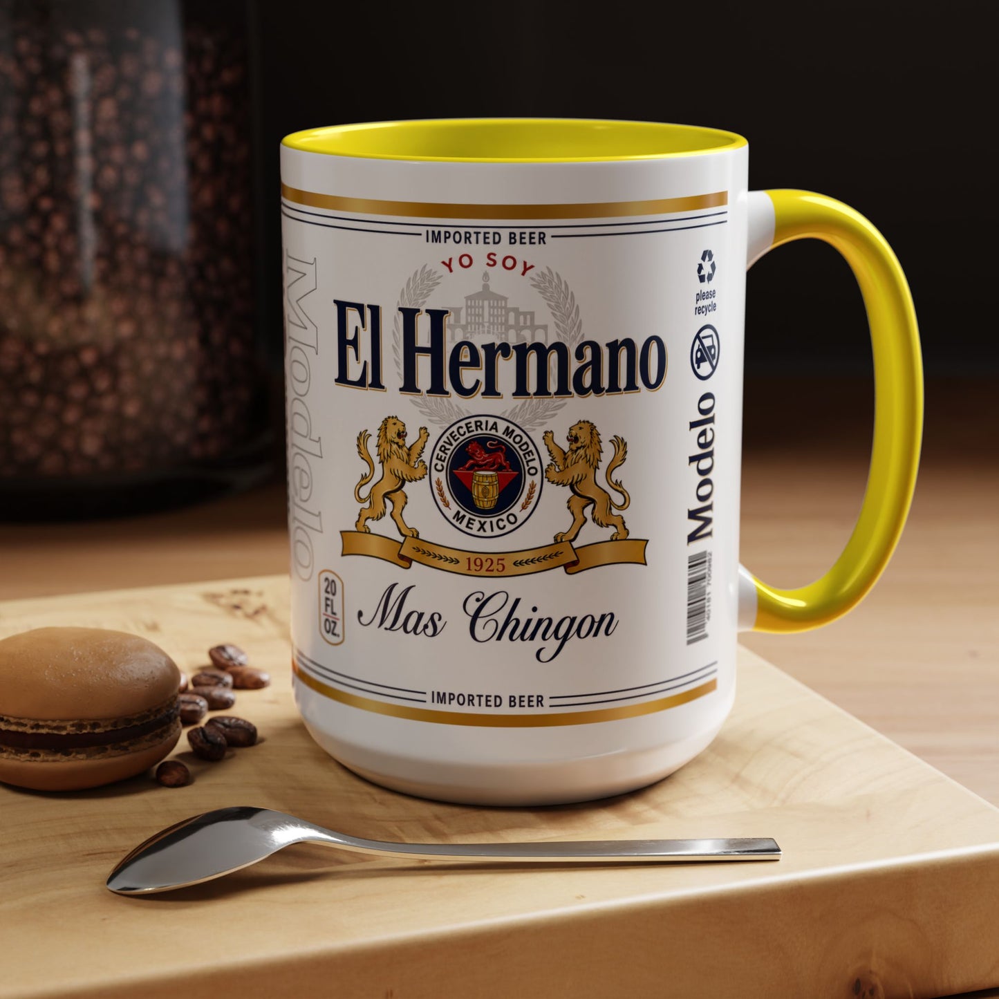 El Hermano Más Chingón Mug, Funny Spanish Brother Coffee Cup
