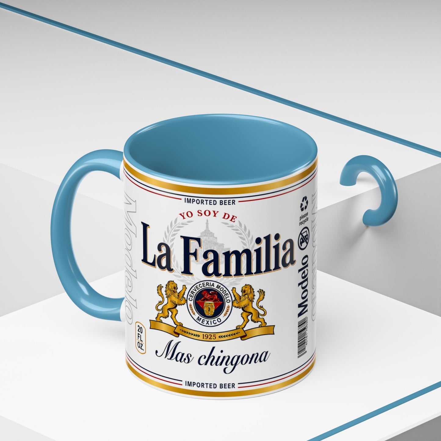 La Familia Más Chingona Mug, Funny Spanish Family Coffee Cup
