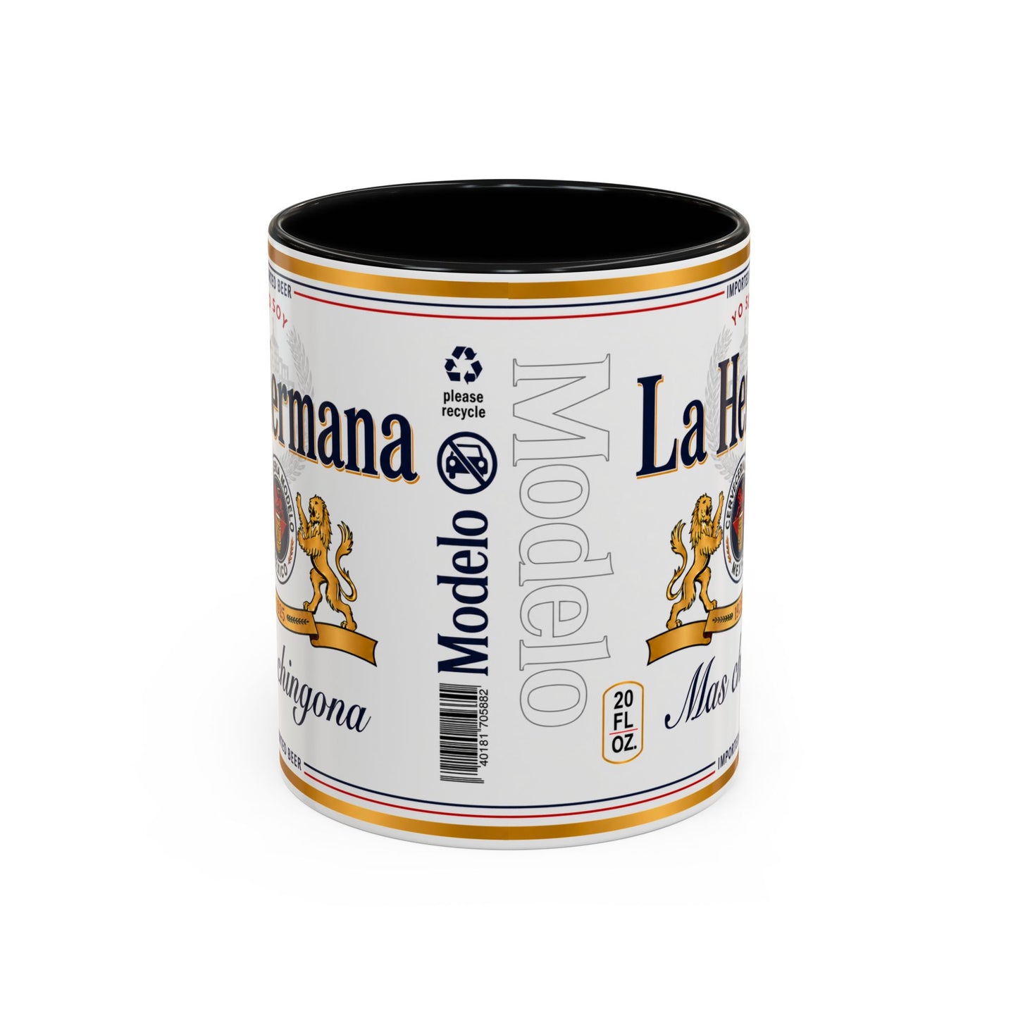 La Hermana Más Chingona Mug, Funny Spanish Sister Coffee Cup
