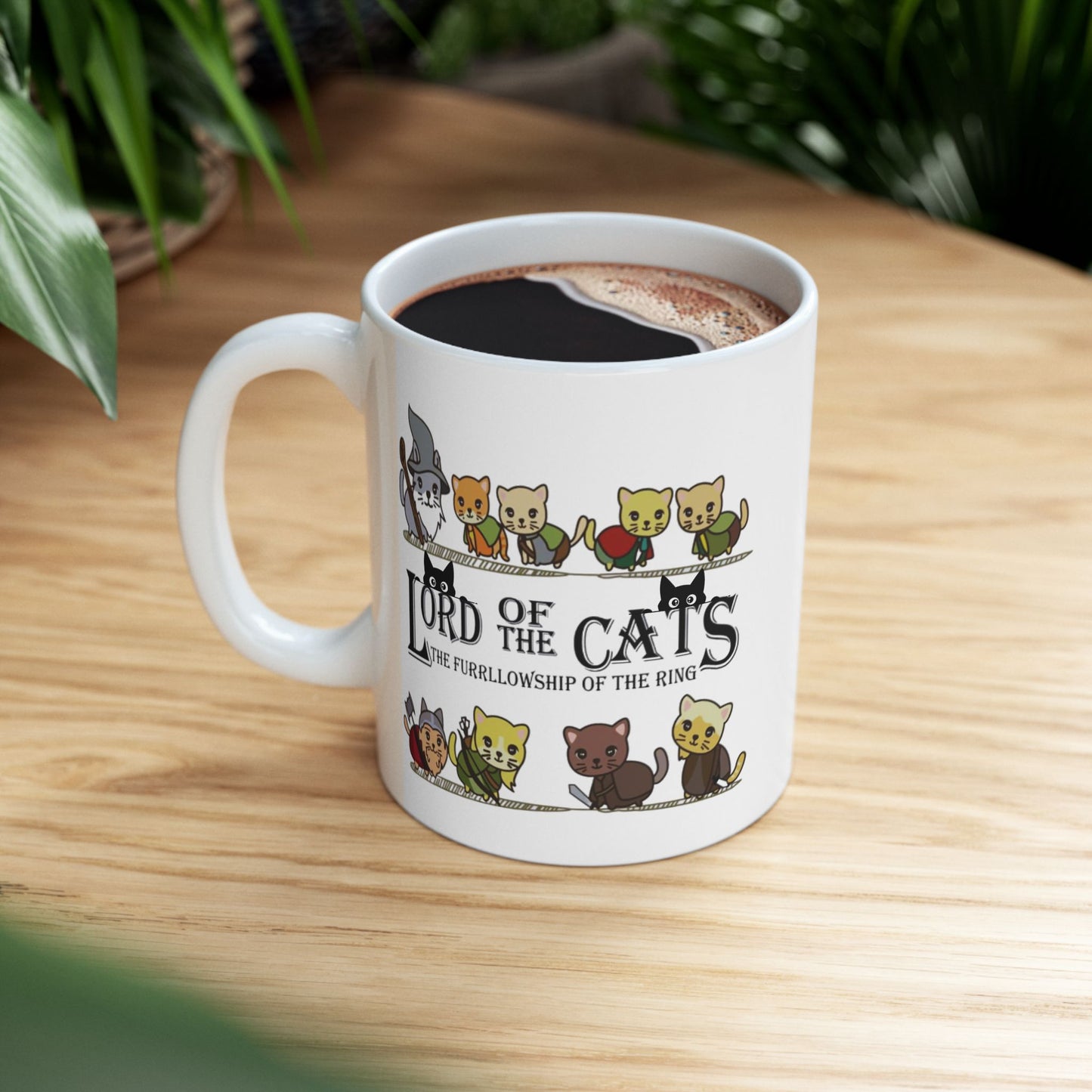 Lord of the Cats Funny Coffee Mug, Cat Lover Gift