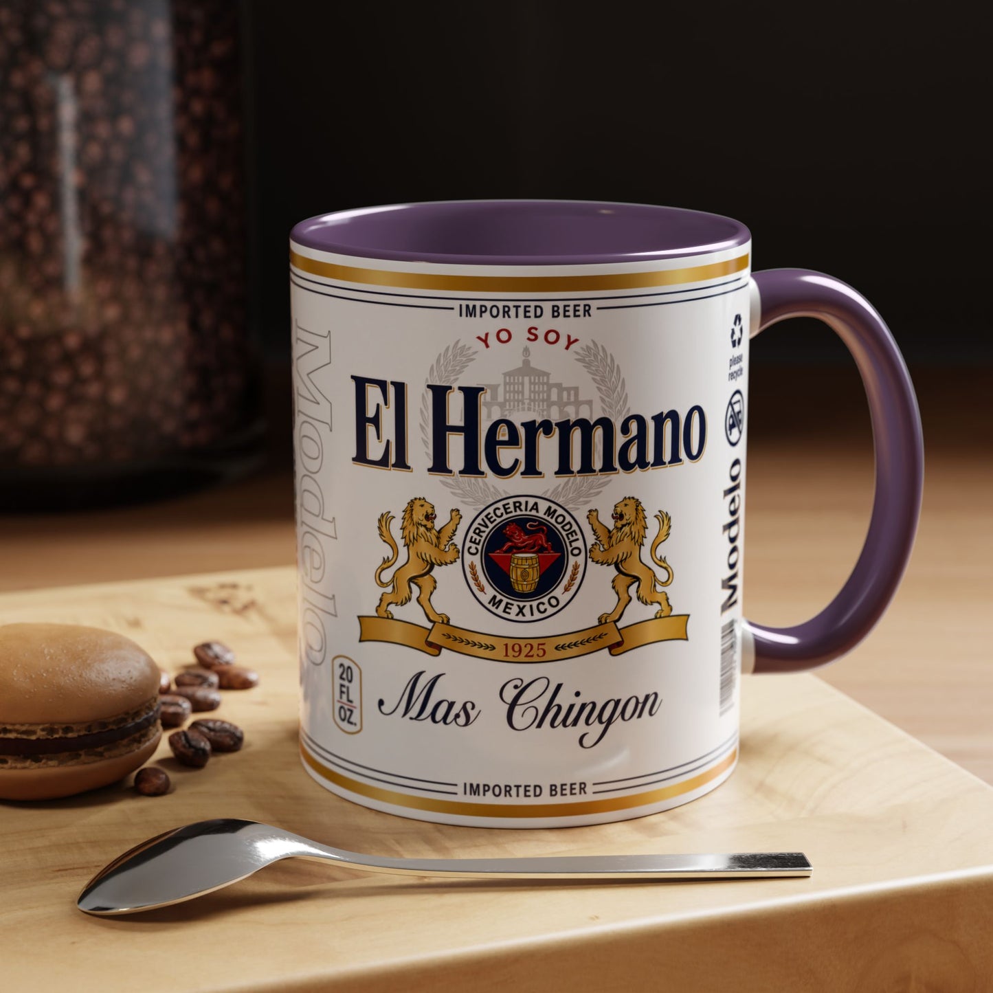 El Hermano Más Chingón Mug, Funny Spanish Brother Coffee Cup