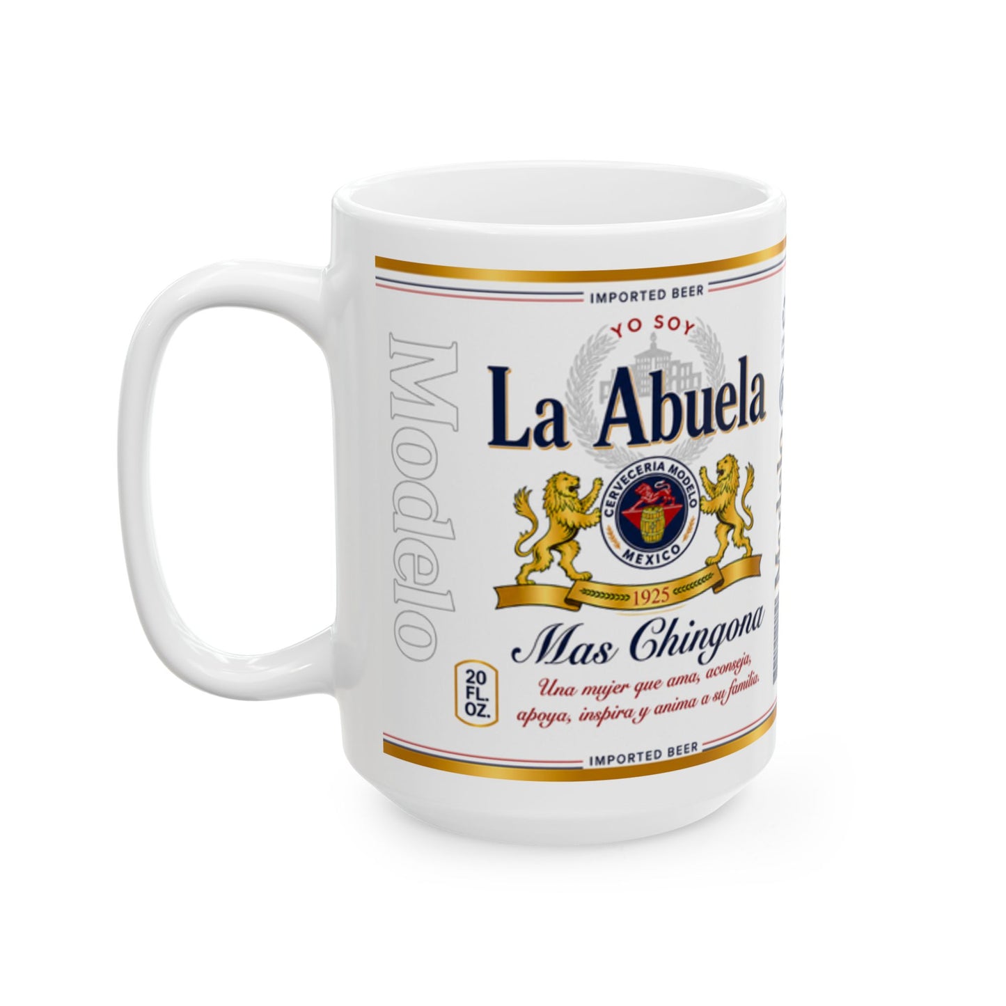 Yo Soy La Abuela Más Chingona Mug, Spanish Grandmother Gift